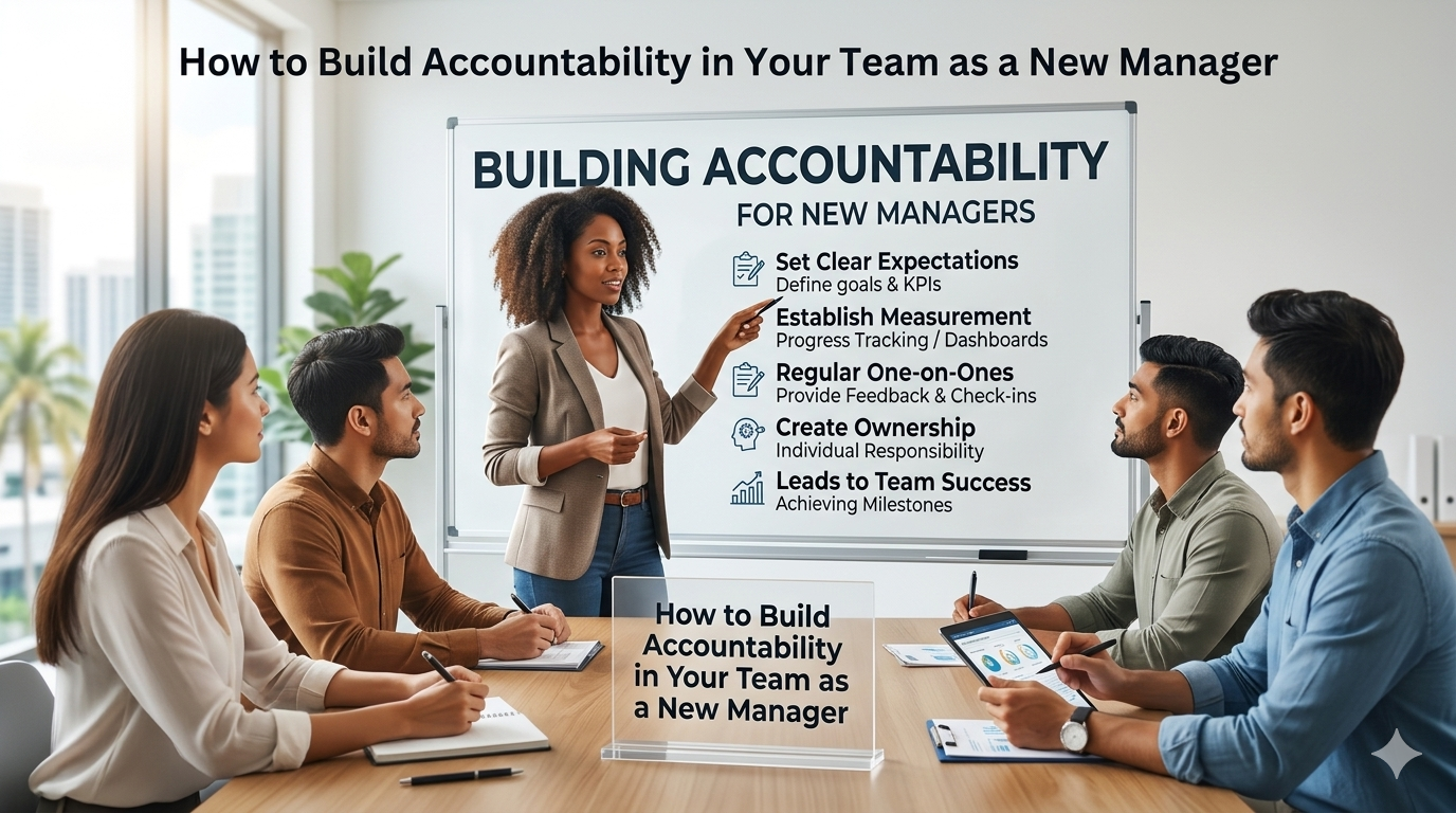How to Build Accountability in Your Team as a New Manager